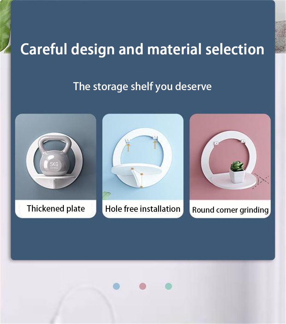 Wall-Shelf-Free-Punching-Wall-mounted-TV-Background-Wall-Hanger-Bedroom-Balcony-Bedside-Wall-Creativ-1834248-2