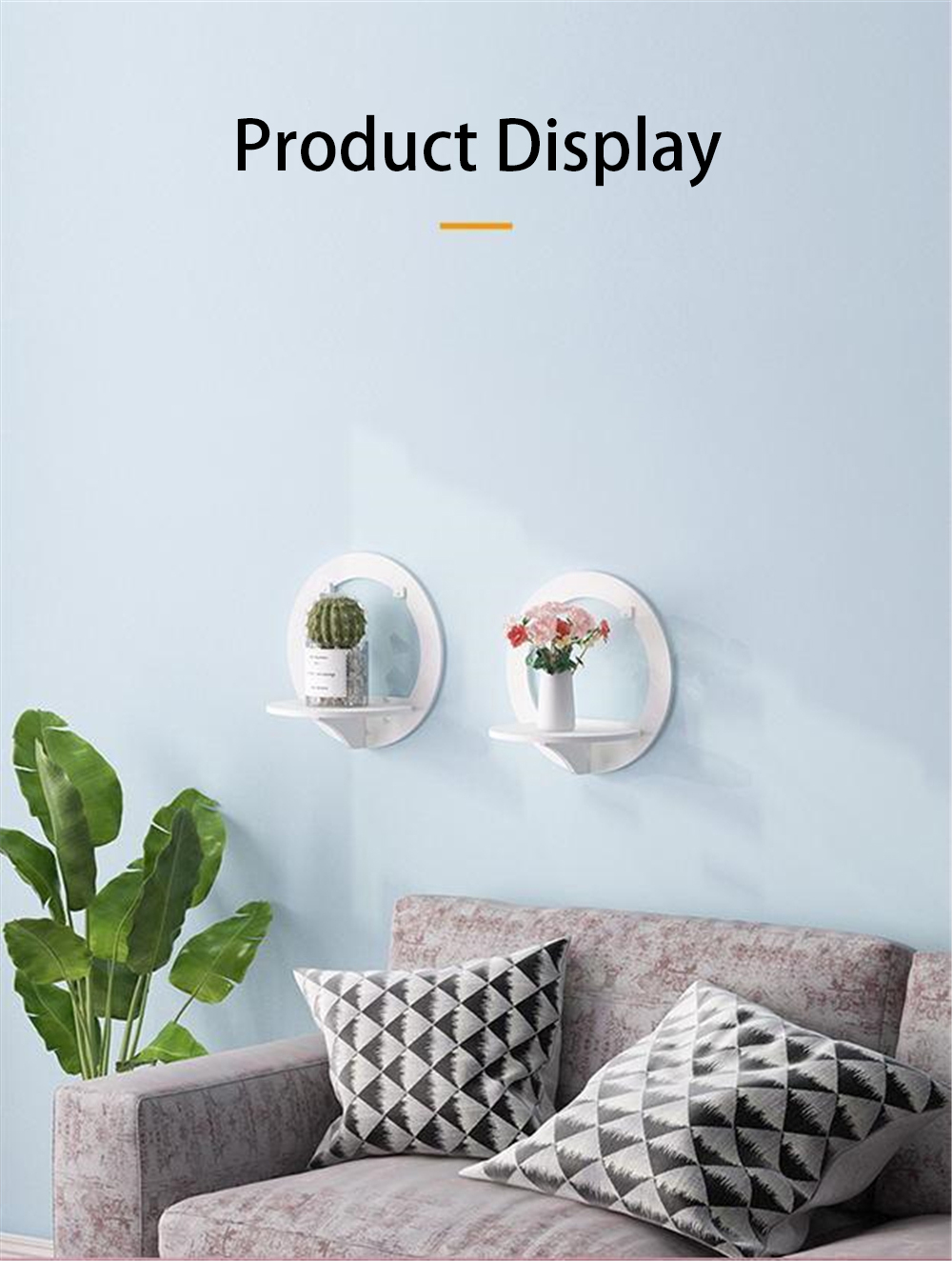 Wall-Shelf-Free-Punching-Wall-mounted-TV-Background-Wall-Hanger-Bedroom-Balcony-Bedside-Wall-Creativ-1834248-14