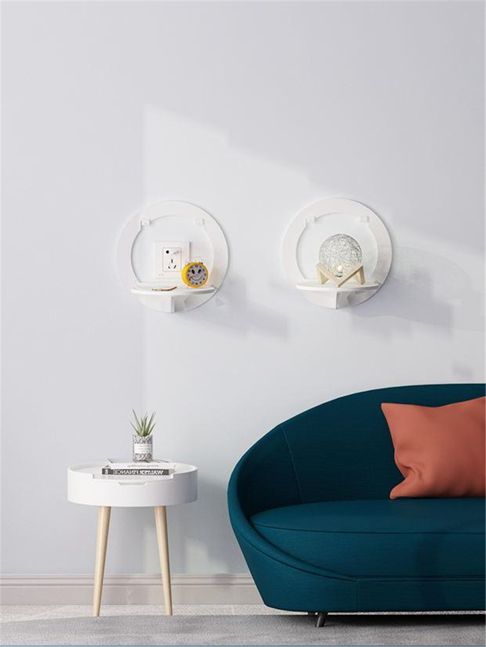 Wall-Shelf-Free-Punching-Wall-mounted-TV-Background-Wall-Hanger-Bedroom-Balcony-Bedside-Wall-Creativ-1834248-16