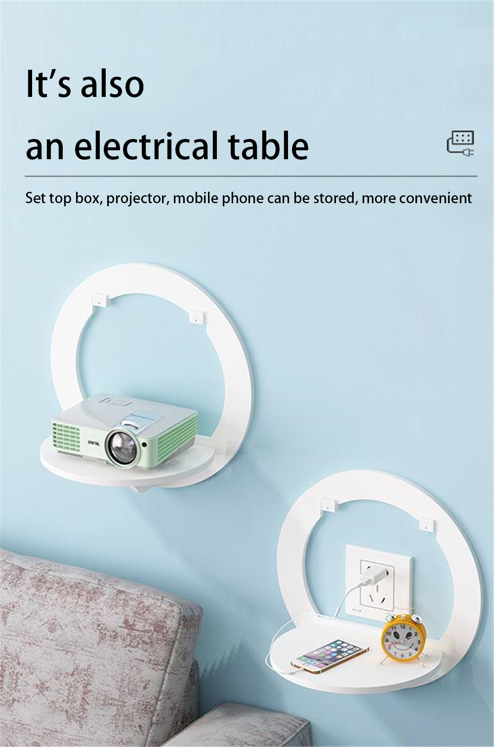 Wall-Shelf-Free-Punching-Wall-mounted-TV-Background-Wall-Hanger-Bedroom-Balcony-Bedside-Wall-Creativ-1834248-4