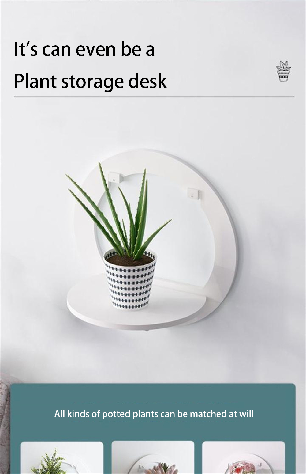 Wall-Shelf-Free-Punching-Wall-mounted-TV-Background-Wall-Hanger-Bedroom-Balcony-Bedside-Wall-Creativ-1834248-5