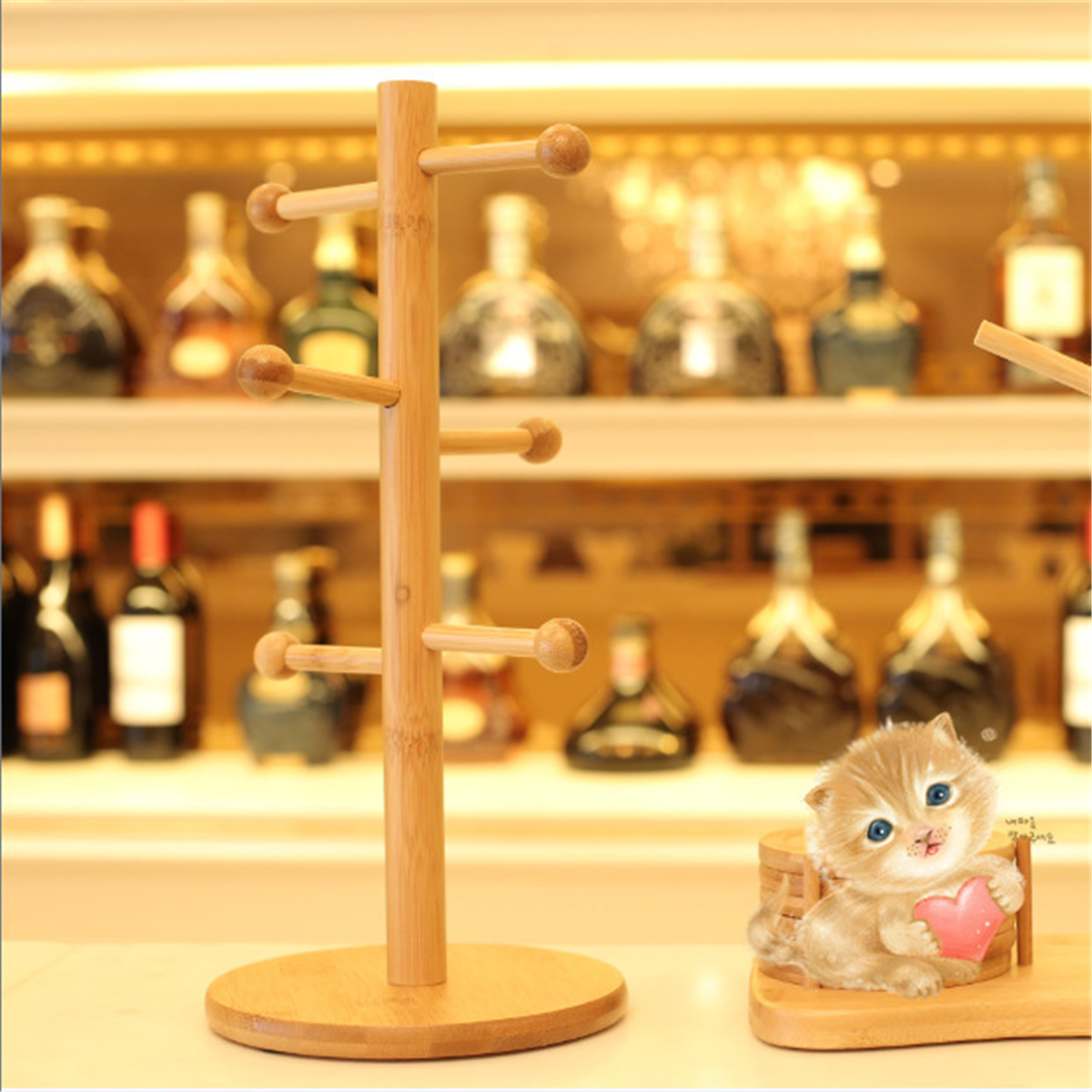 Wooden-Cup-Holder-Teacup-Mug-Drain-Rack-Stand-6-Cups-Drain-Cup-Hanging-Stand-Coffee-Cup-Display-Stan-1777089-5