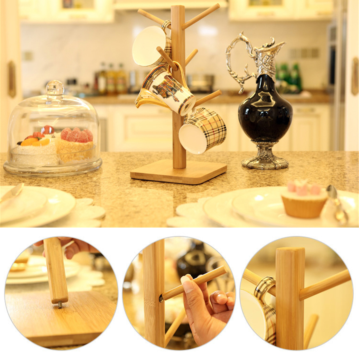 Wooden-Cup-Holder-Teacup-Mug-Drain-Rack-Stand-6-Cups-Drain-Cup-Hanging-Stand-Coffee-Cup-Display-Stan-1777089-7
