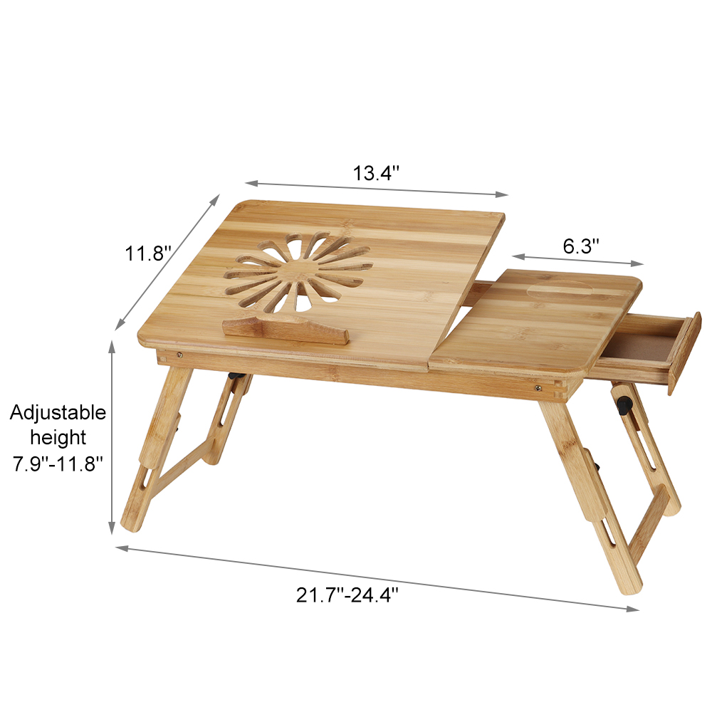Wooden-Folding-Computer-Desk-Adjustable-Angle-Multifunctional-Folding-Desk-with-Drawer-for-Bed-Sofa--1742590-10