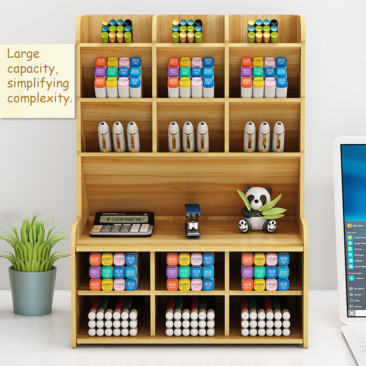 Wooden-Pencil-Pen-Storage-Box-Tilting-Desktop-Stationary-Holder-Organizer-Home-Office-Supplies-Stora-1745793-6