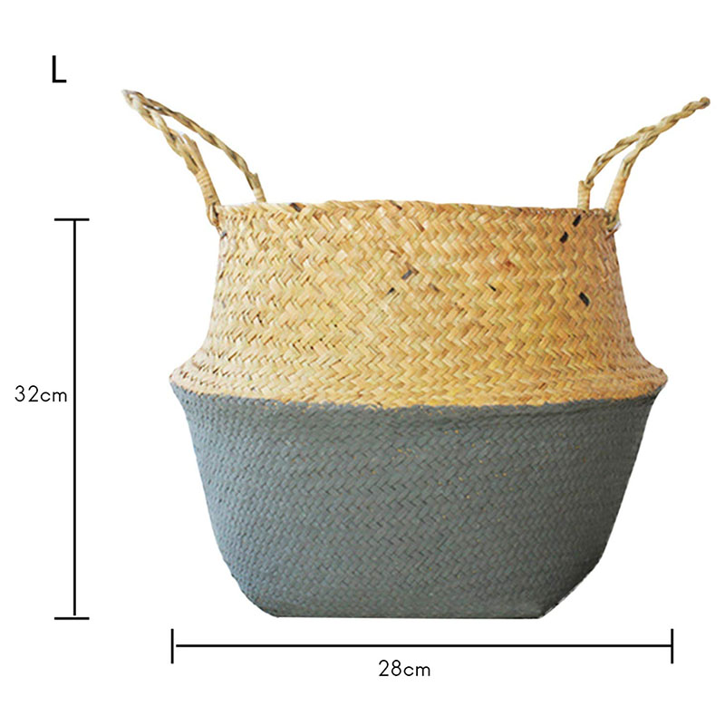 Woven-Flower-Basket-Foldable-Bamboo-Storage-Toy-Dirty-Clothes-Basket-Home-House-Supplies-1733912-6