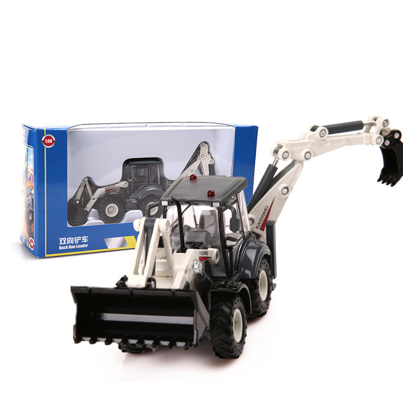 150-Alloy-ABS-Diecast-Excavator-4-Wheel-Loader-Two-Way-Forklift-Bulldozer-Backhoe-Loader-Model-Truck-1451242-6
