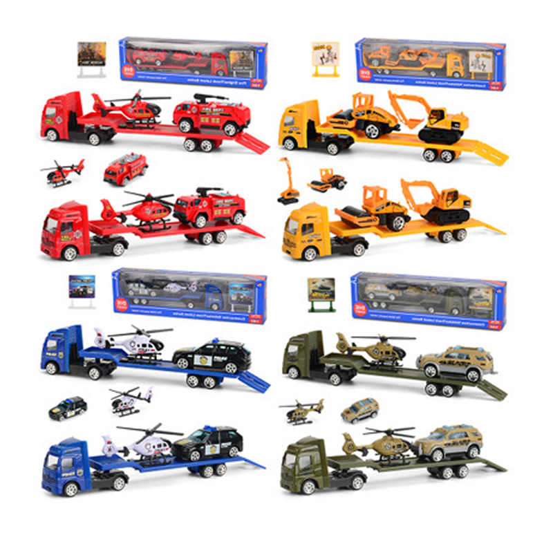 164-Mini-Alloy-Engineering-Vehicle-Sliding-Trailer-Child-Car-Diecast-Model-Toy-1598660-1