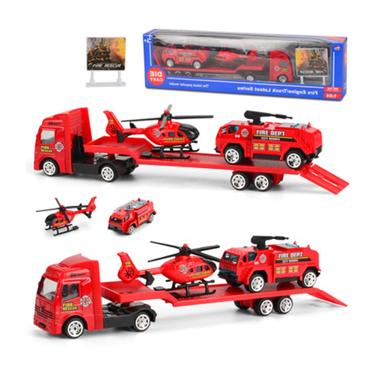 164-Mini-Alloy-Engineering-Vehicle-Sliding-Trailer-Child-Car-Diecast-Model-Toy-1598660-2