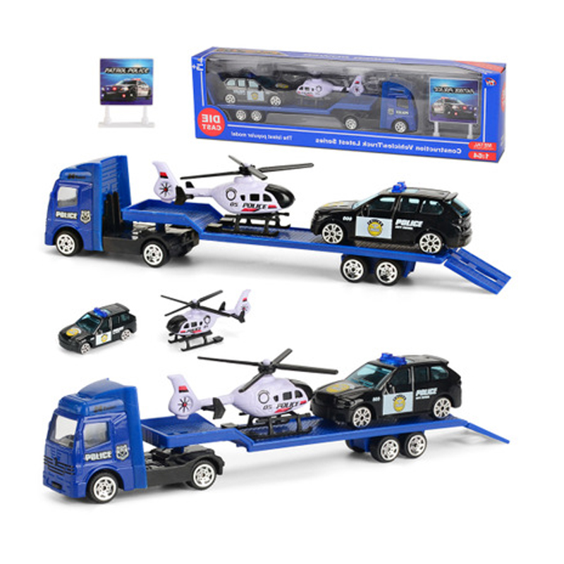 164-Mini-Alloy-Engineering-Vehicle-Sliding-Trailer-Child-Car-Diecast-Model-Toy-1598660-4