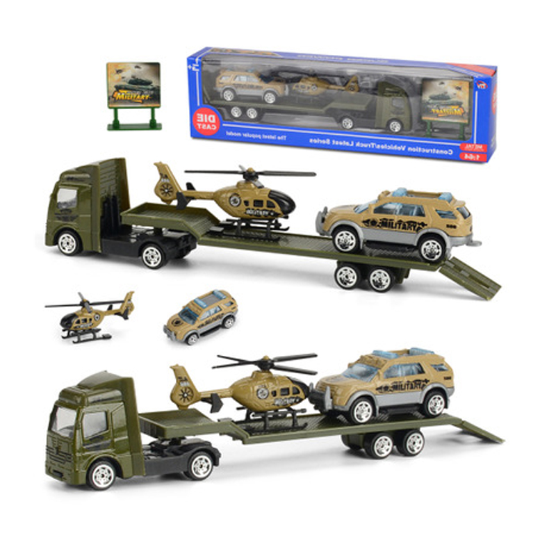 164-Mini-Alloy-Engineering-Vehicle-Sliding-Trailer-Child-Car-Diecast-Model-Toy-1598660-5