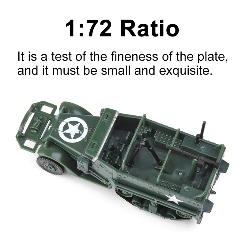 172-M3-DIY-Assembly-4D-Half-Track-Armored-Diecast-Vehicle-Model-for-Kids-Gift-1626617-4