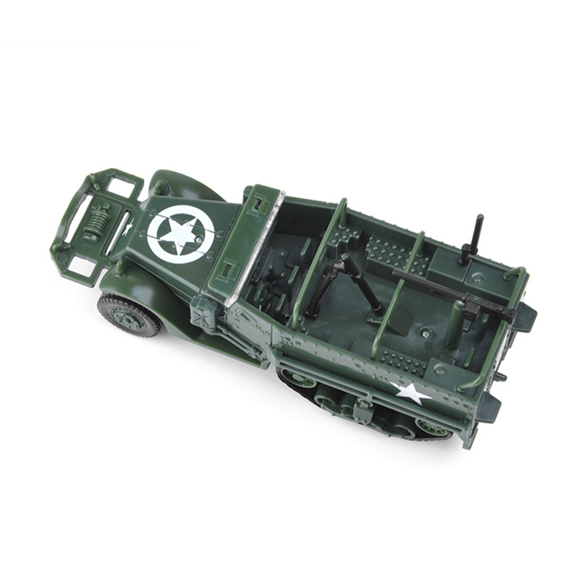 172-M3-DIY-Assembly-4D-Half-Track-Armored-Diecast-Vehicle-Model-for-Kids-Gift-1626617-9
