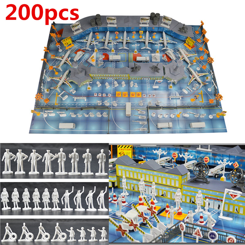 200-pcs-Set-Simulation-Airport-Scene-Toy-Set-Aircraft-Model-Childrens-Toys-Gift-Decora-1532810-1