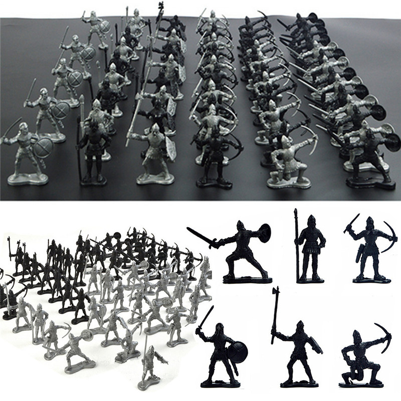 28PCS-Soldier-Knight-Horse-Figures--Accessories-Diecast-Model-For-Kids-Christmas-Gift-Toys-1229771-1