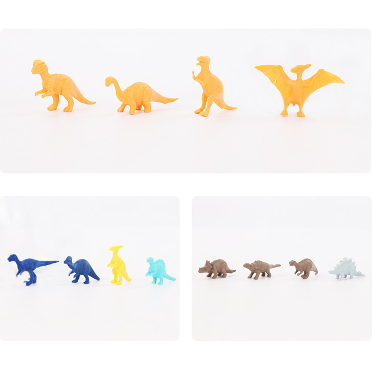 38Pcs-Jungle-Wildlife-Animal-Diecast-Dinosaur-Model-Puzzle-Drawing-Early-Education-Set-Toy-for-Kids--1737864-7