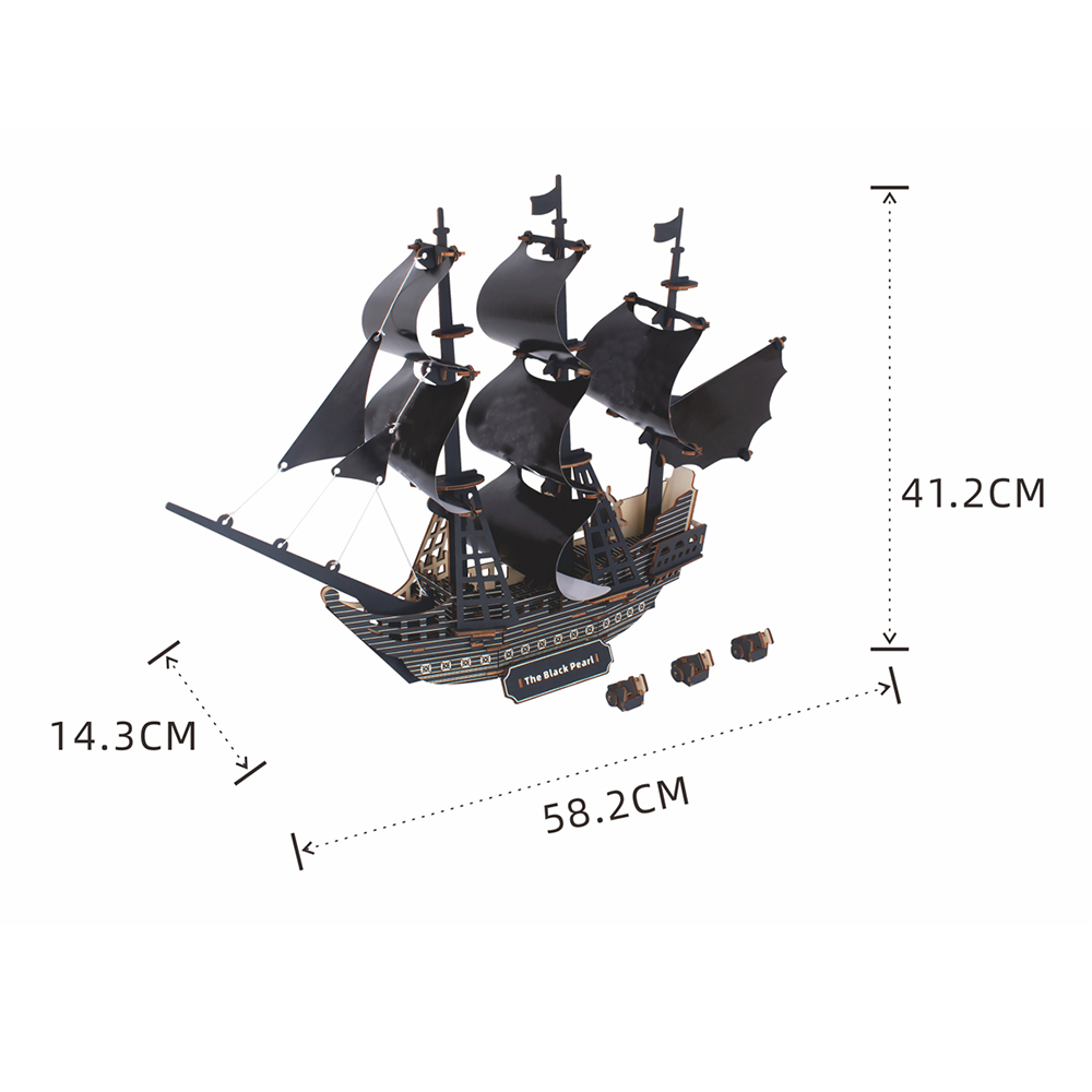 3D-Woodcraft-Assembly-Kit-Black-Pearl-Pirate-Ship-For-Children-Toys-1737940-4