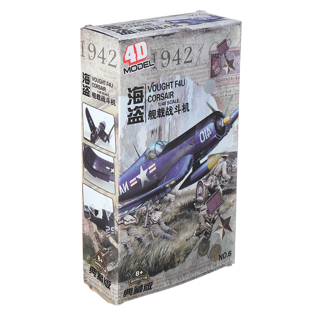 4D-Model-Plastic-Aircraft-Assemble-Plane-Toy-148-Supermarine-Spitfire-Fighter-1822CM-1388262-3