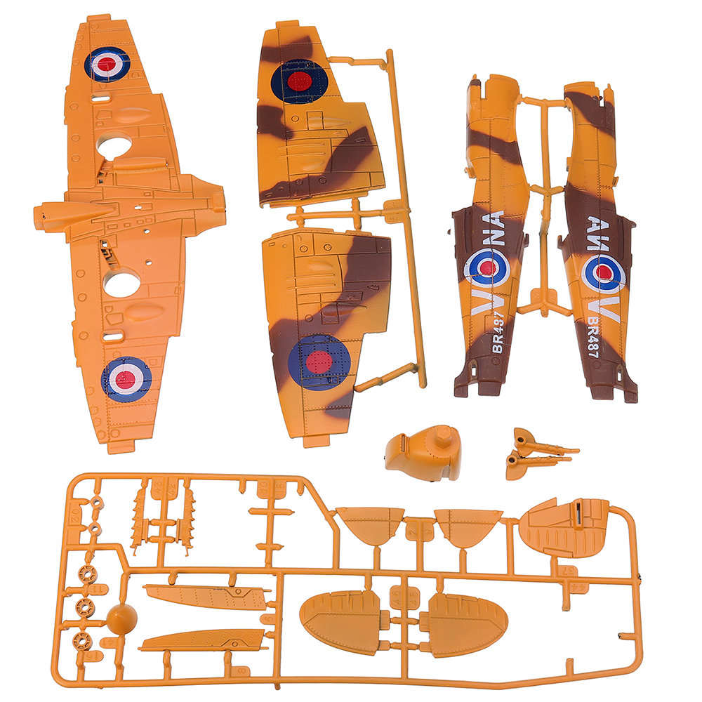 4D-Model-Plastic-Aircraft-Assemble-Plane-Toy-148-Supermarine-Spitfire-Fighter-1822CM-1388262-8