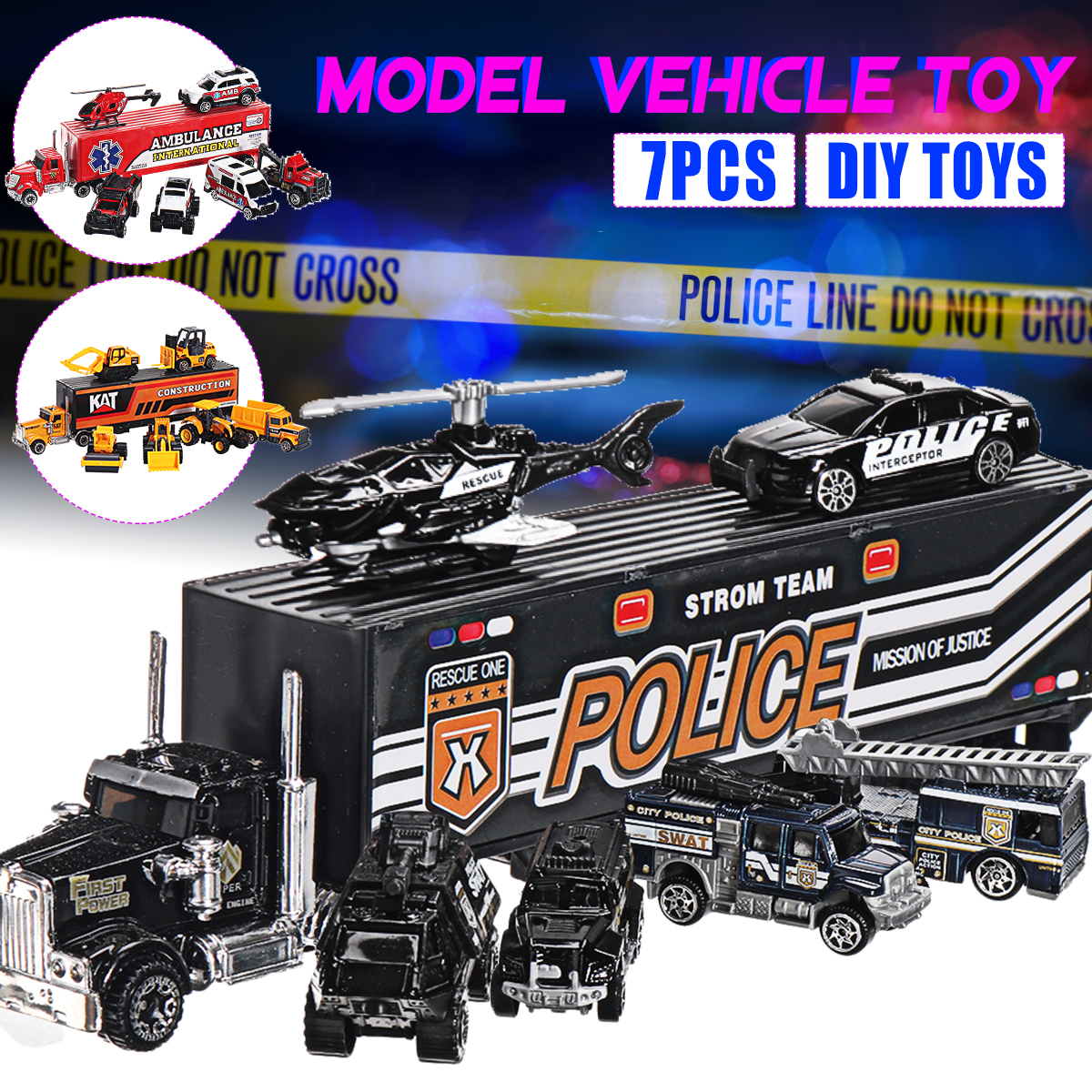 7-PCS-Alloy-Plastic-Diecast-Engineering-Vehicle-Ambulance-Polices-Car-Model-Toy-Set-for-Children-Gif-1769432-1