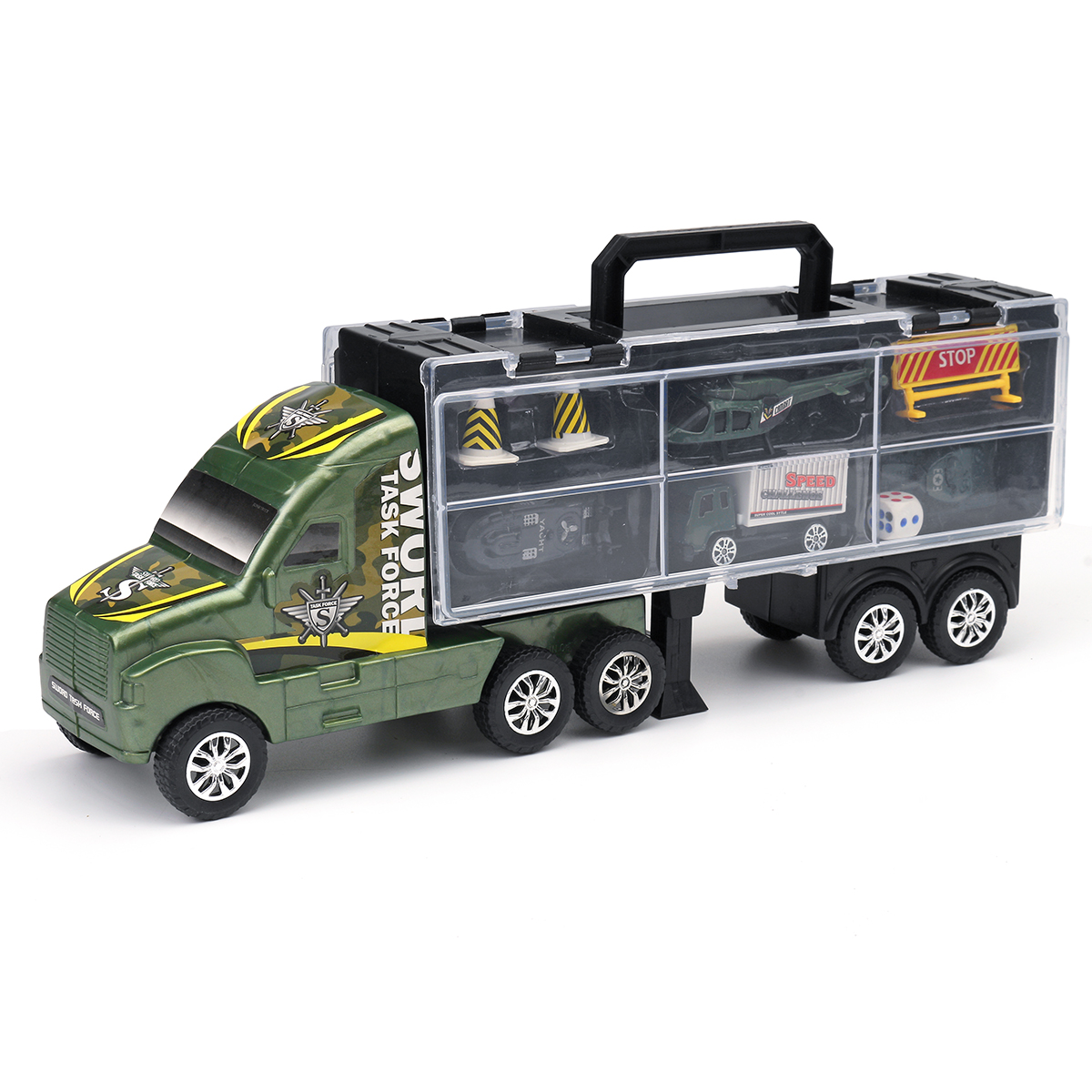 Alloy-Trailer-Container-Car-Storage-Box-Diecast-Car-Model-Set-Toy-for-Childrens-Gift-1635959-7
