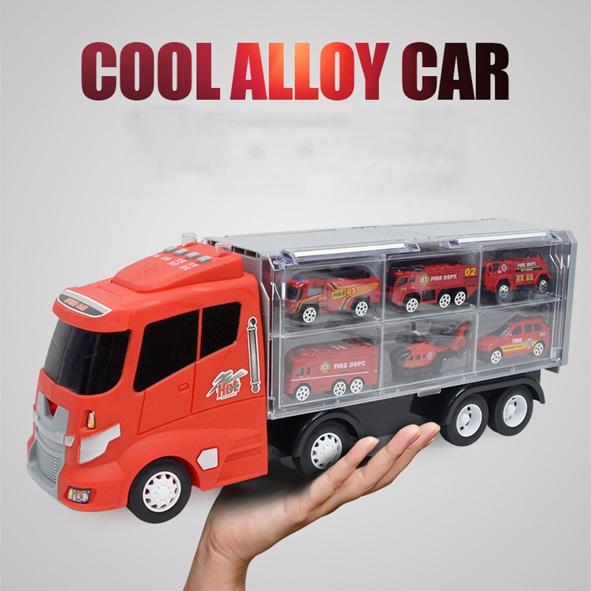 Engineering-Alloy-Car-Diecast-Model-Set-Portable-Storage-Large-Container-Transport-Vehicle-6-Loaded--1437822-2