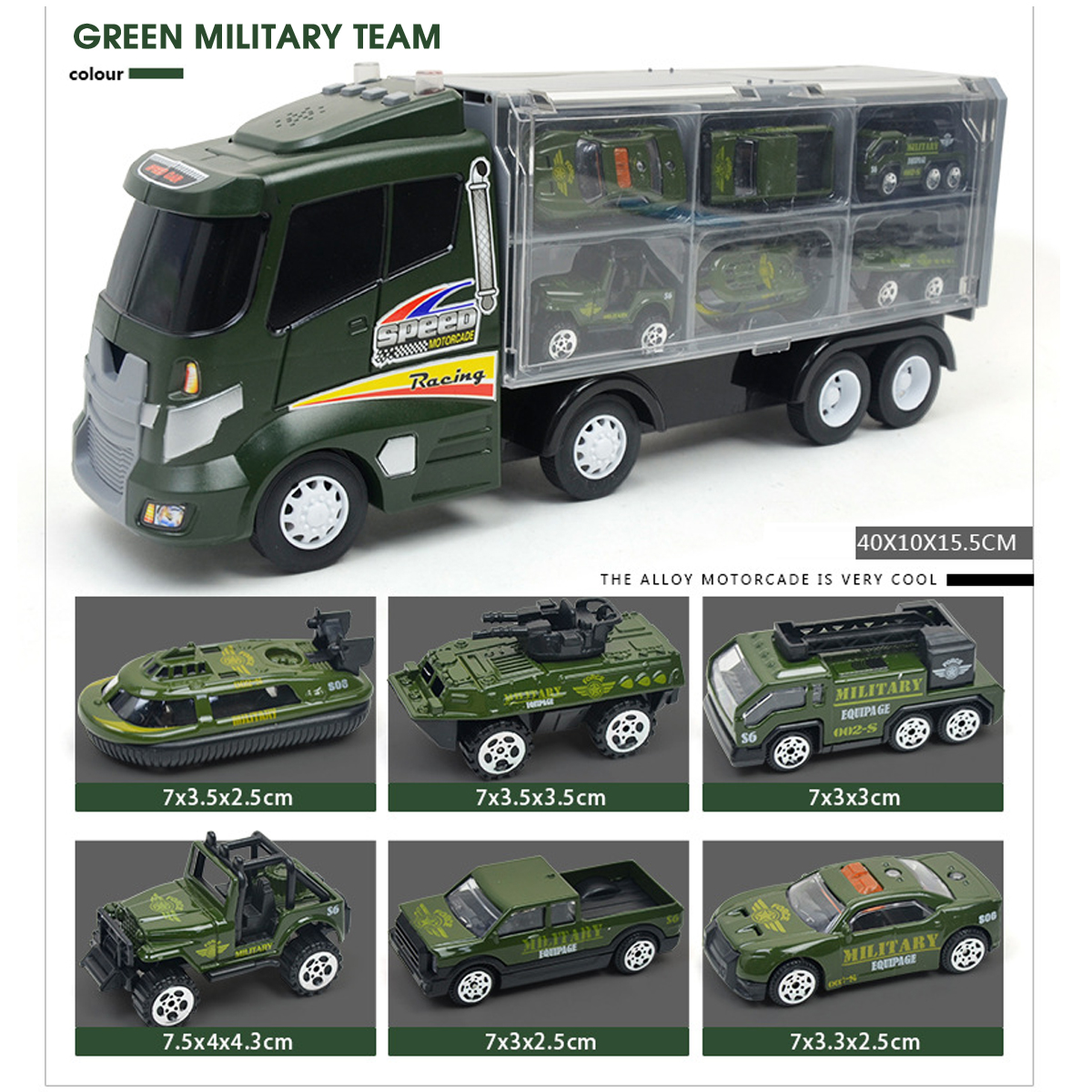 Engineering-Alloy-Car-Diecast-Model-Set-Portable-Storage-Large-Container-Transport-Vehicle-6-Loaded--1437822-6