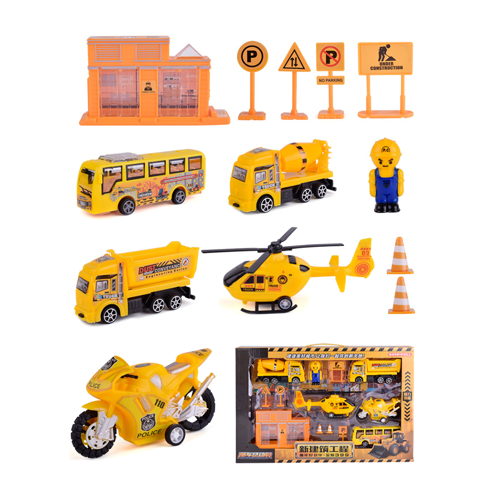 Multiple-Styles-Engineering-Military-Aviation-Sanitation-Fire-Truck-Car-Diecast-Model-Toy-Set-for-Ki-1627710-3