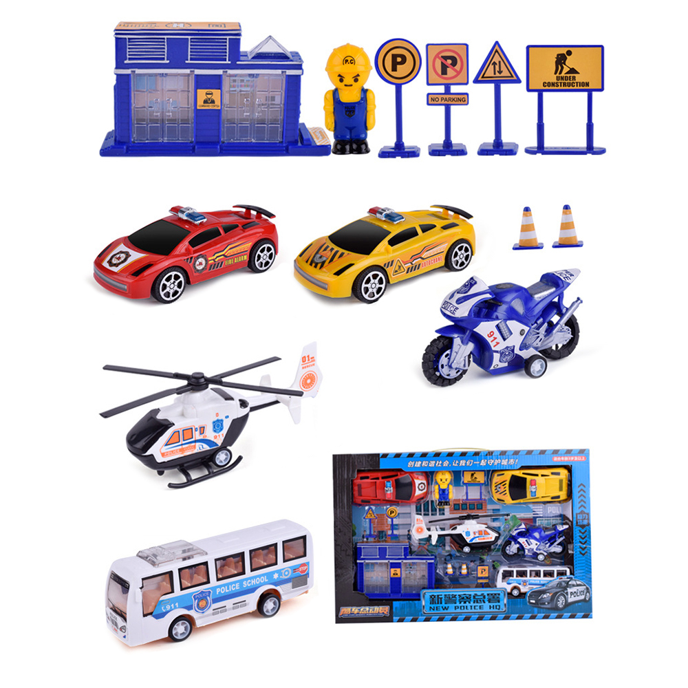 Multiple-Styles-Engineering-Military-Aviation-Sanitation-Fire-Truck-Car-Diecast-Model-Toy-Set-for-Ki-1627710-6