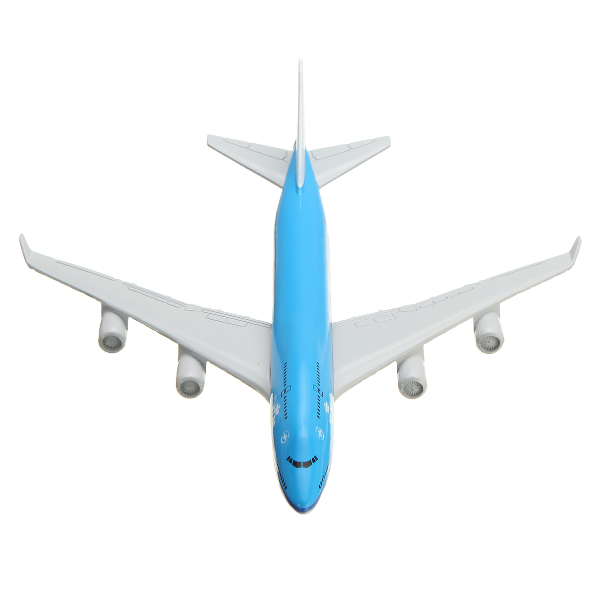 NEW-16cm-Airplane-Metal-Plane-Model-Aircraft-B747-KLM-Aeroplane-Scale-Airplane-Desk-Toy-1102722-6
