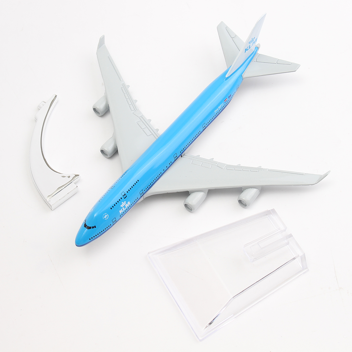 NEW-16cm-Airplane-Metal-Plane-Model-Aircraft-B747-KLM-Aeroplane-Scale-Airplane-Desk-Toy-1102722-9