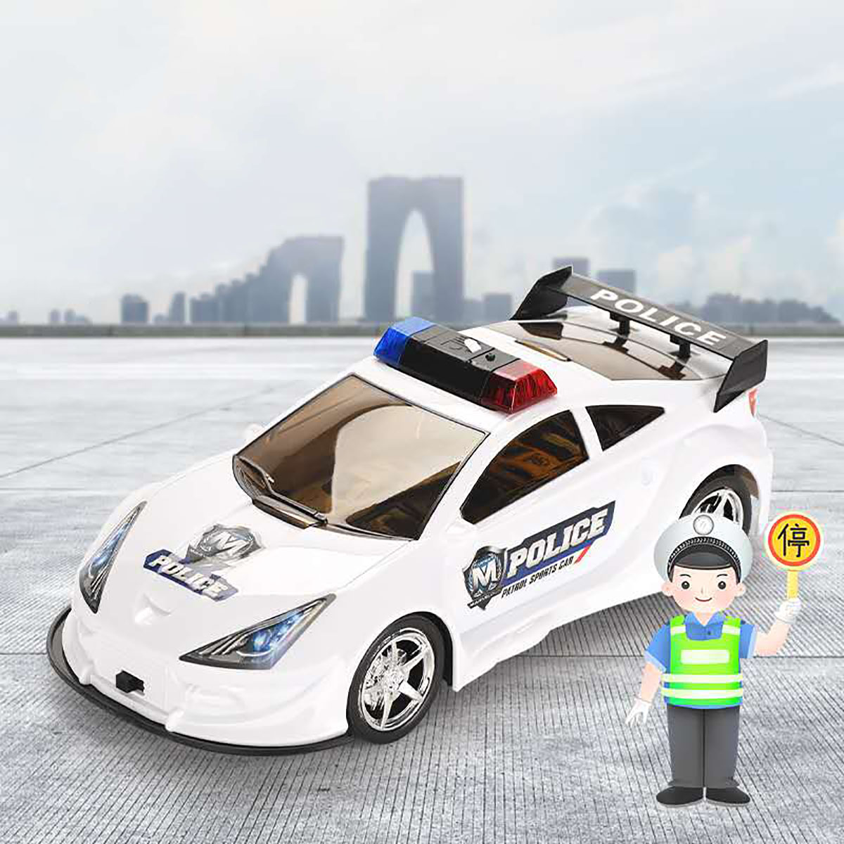 Simulation-Police-Car-Diecast-Vehicle-Model-Toy-with-Sirnes-Sound-and-Light-with-6-Cars-and-Game-Map-1805965-5