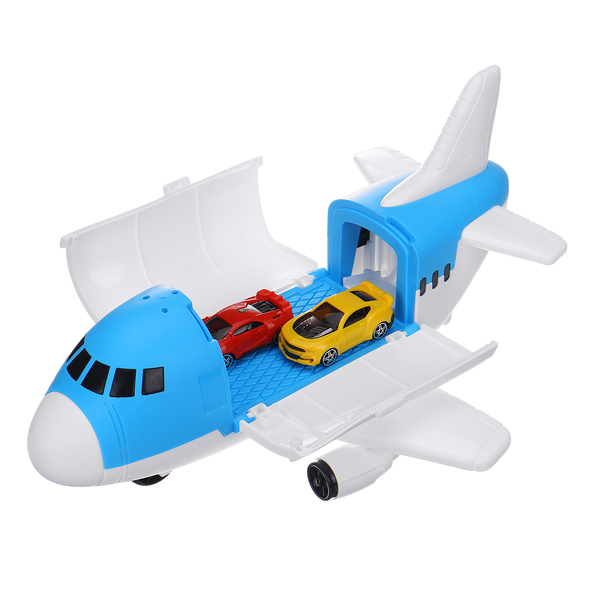 Storage-Transport-Aircraft-Model-Inertia-Diecast-Model-Car-Set-Toy-for-Childrens-Gift-1621631-1