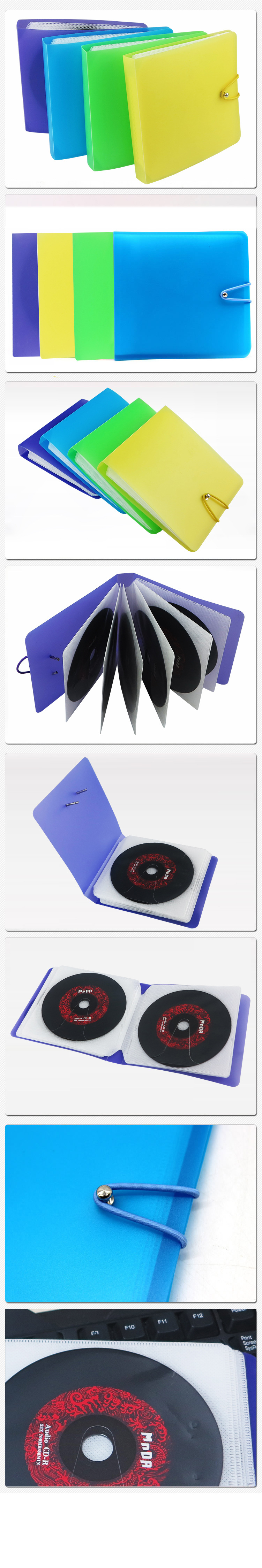 12Pcs24Pcs-Candy-Color-Plastic-CD-Package-Environmental-Protection-PP-Fabric-CD-Storage-Bag-1398556-5