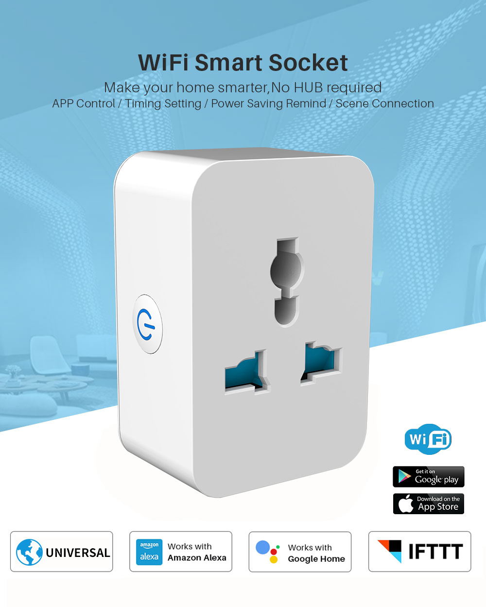 Wifi-bluetooth-Socket-10A-15A-Switch-Plug-APP-Control-Timing-Function-Power-Saving-Remind-Smart-Sens-1880713-1