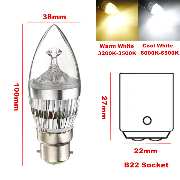Dimmable-B22-3W-AC220V-White-Warm-White-LED-Chandelier-Candle-Bulb-946272-6