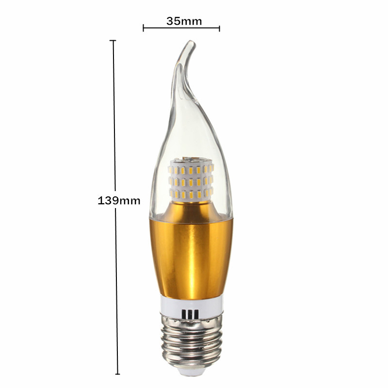 Dimmable-E27-E14-E12-60-SMD-3014-580LM-LED-Candle-Bulb-Golden-Glass-Warm-White-White-Lamp-AC-110V-1041641-4