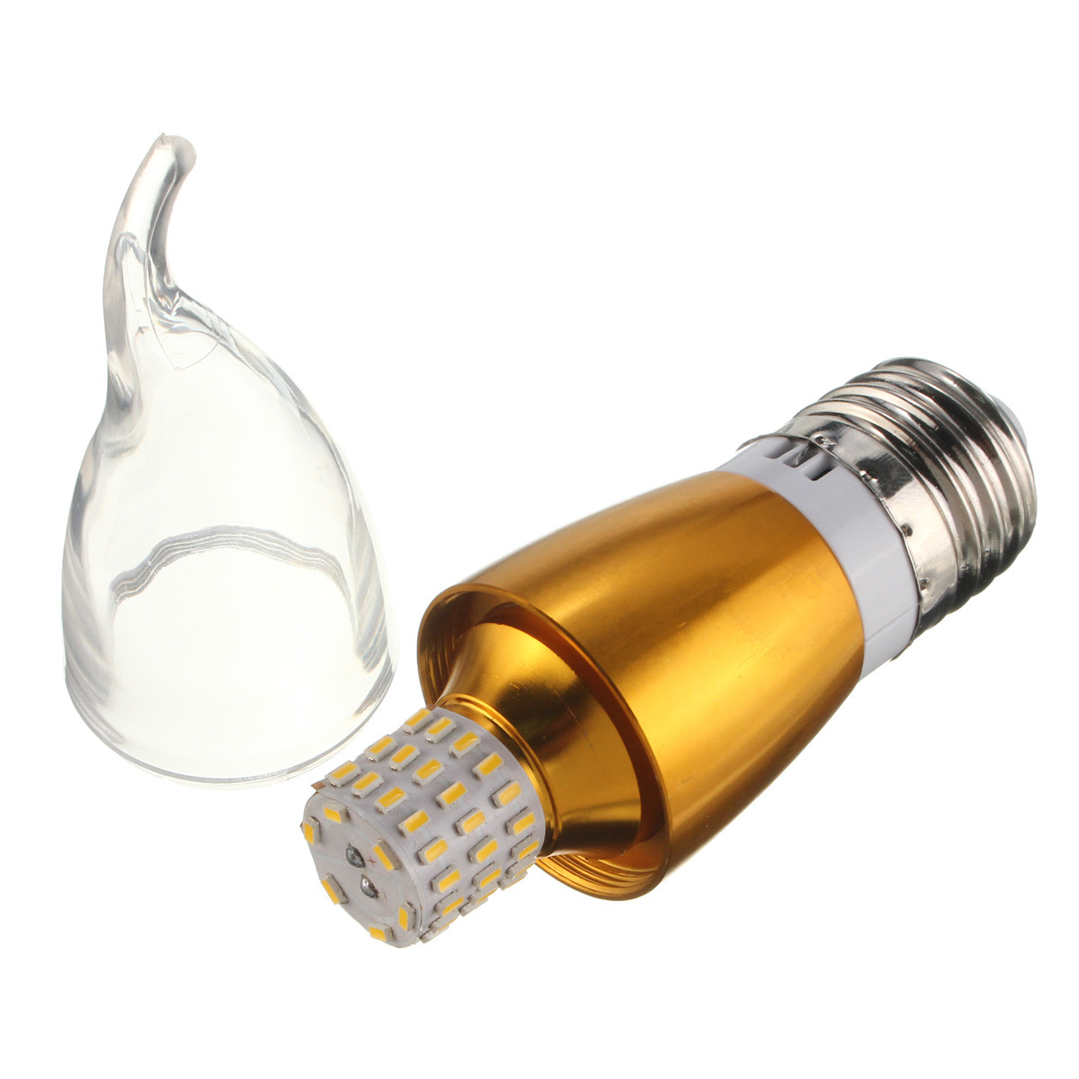 Dimmable-E27-E14-E12-60-SMD-3014-580LM-LED-Candle-Bulb-Golden-Glass-Warm-White-White-Lamp-AC-110V-1041641-5