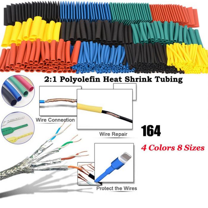 164Pcs-Polyolefin-Shrinking-Assorted-Heat-Shrink-Tube-Wire-Cable-Insulated-Sleeving-Tubing-Set-1400290-1