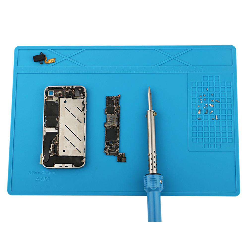 31x21cm-Silicone-Maintenance-Platform-Heat-Insulation-Soldering-Repair-Pad-1333289-1