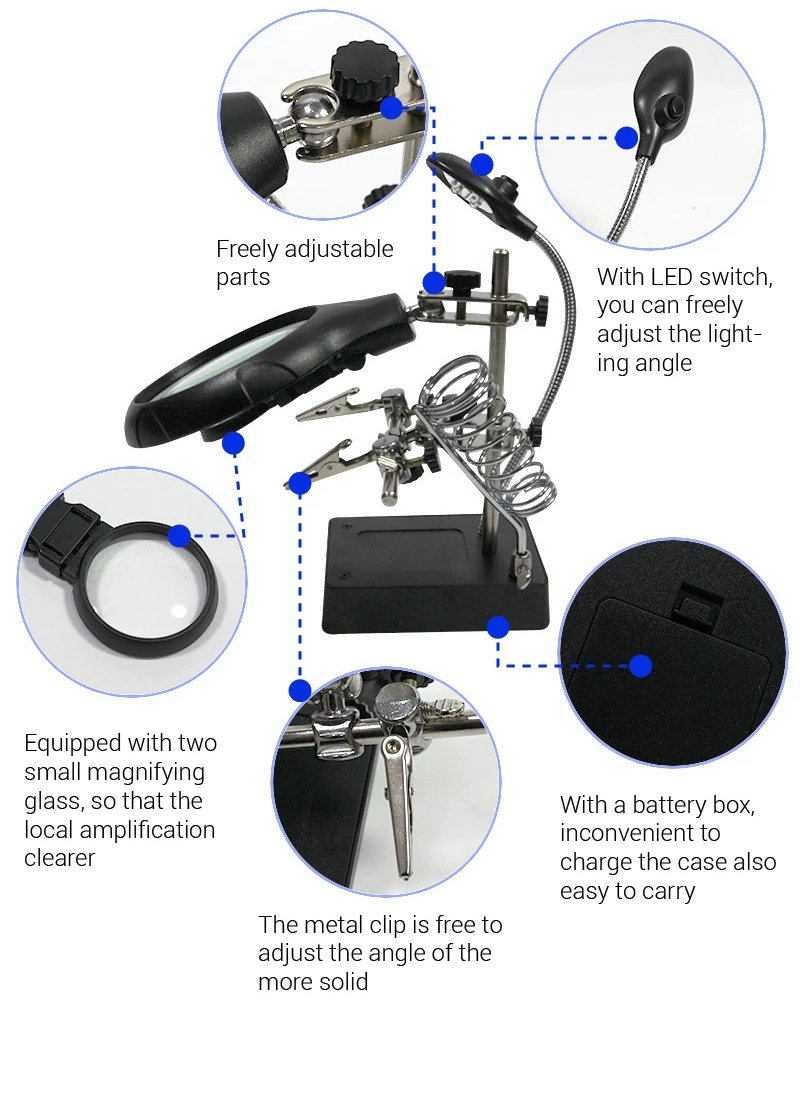 Magnifying-Glasses-Magnifier-25X-Helping-Hand-LED-Soldering-Iron-Stand-Welding-Repair-Holder-Tools-L-1815955-7