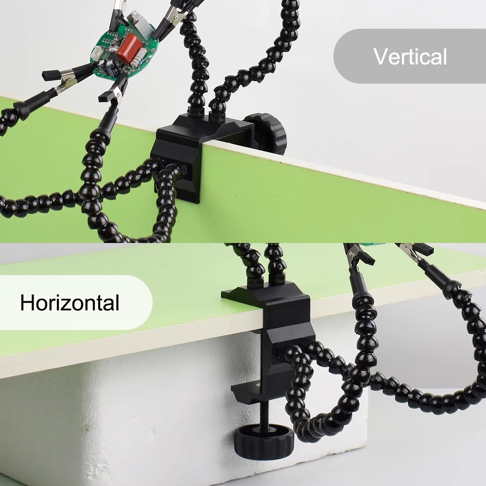 NEWACALOX-4Pcs-Flexible-Arms-Soldering-Helping-Third-Hand-Tool-Tabletop-Clamp-Welding-Holder-for-PCB-1782912-6