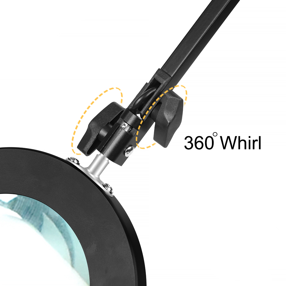 NEWACALOX-Remote-Flexible-Desk-Magnifier-5X-USB-LED-Magnifying-Glass-3-Colors-Illuminated-Magnifier--1791616-4