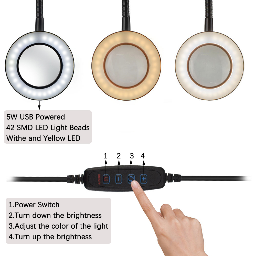 NEWACALOX-Soldering-Helping-Hands-3X-USB-Glasses-Magnifier-Soldering-Station-Third-Hand-Tool-Rotary--1613854-7