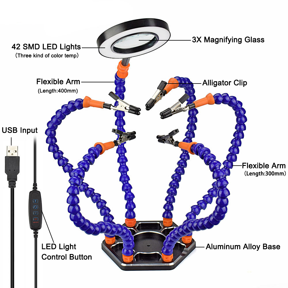 NEWACALOX-Soldering-PCB-Holder-Tool-Six-Arms-Helping-Hands-Third-Hand-Crafts-Repair-Helping-Welding--1676119-5