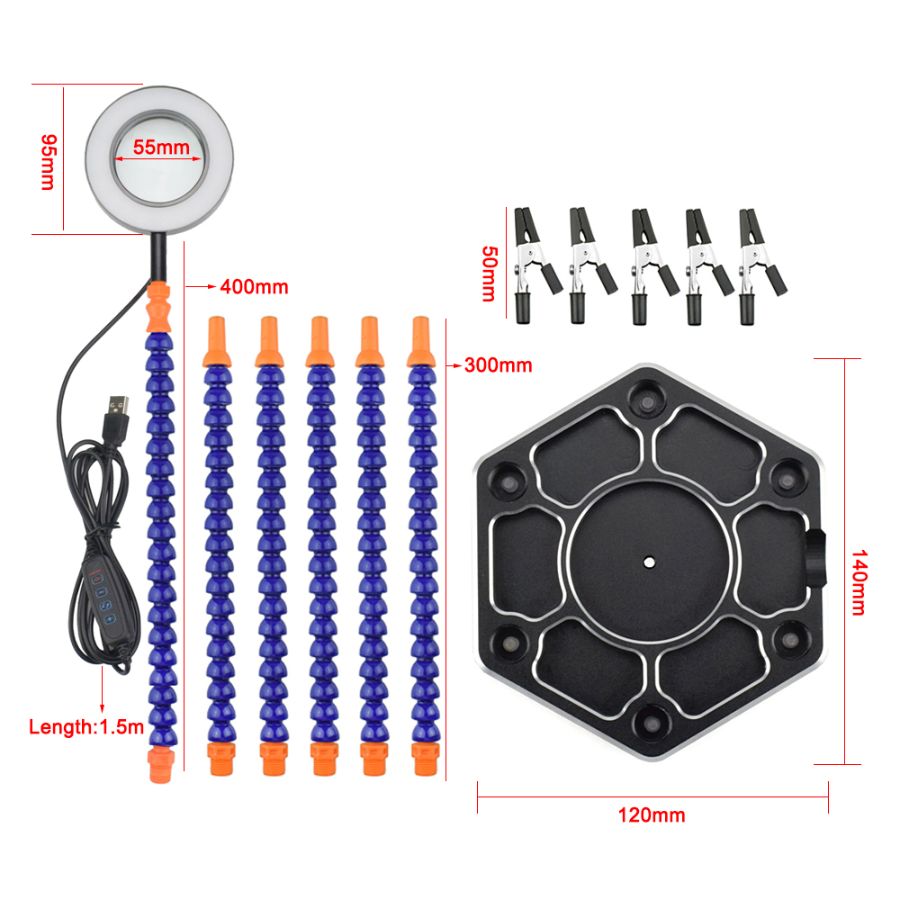 NEWACALOX-Soldering-PCB-Holder-Tool-Six-Arms-Helping-Hands-Third-Hand-Crafts-Repair-Helping-Welding--1676119-10