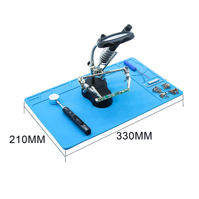 PCB-Welding-Repair-Magnetic-Insulation-Anti-static-Heat-Insulation-Silicone-Pad-for-Welding-Tool-1903558-3