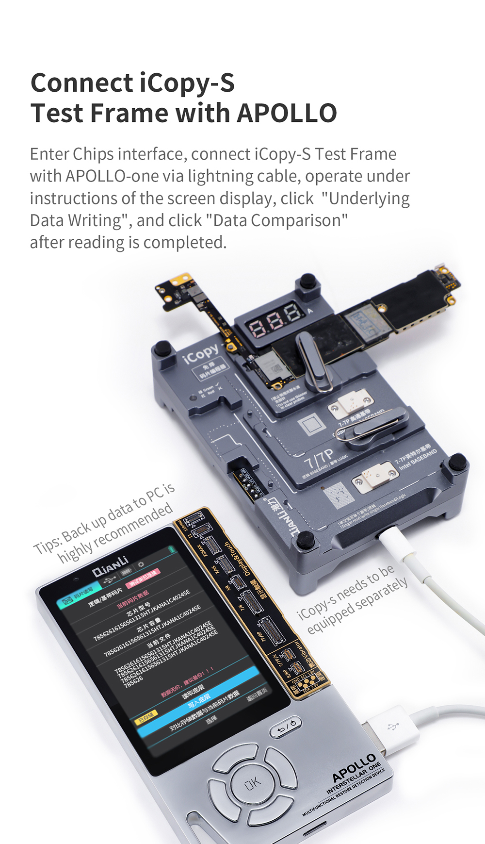 Qianli-APOLLO-ONE-6-in-1-Reading-Writing-Battery-Chip-Detected-Photosensitive-Original-Color-Restore-1840908-3