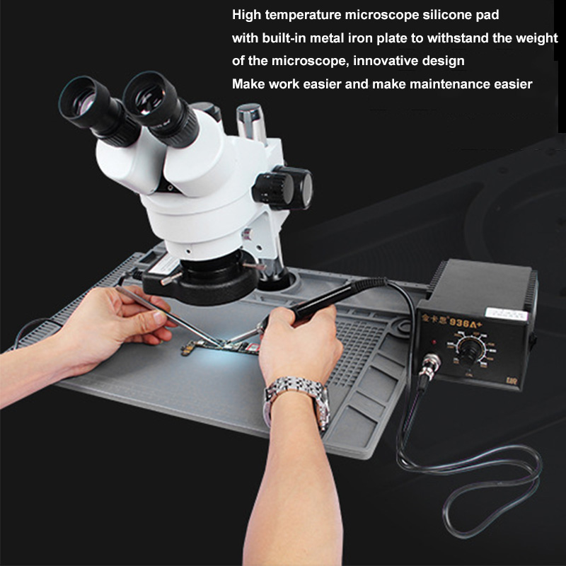 S-190-48cmx32cm-Microscope-Base-Platform-Mat-High-Heat-Insulation-Maintenance-Soldering-Phone-Repair-1465225-1