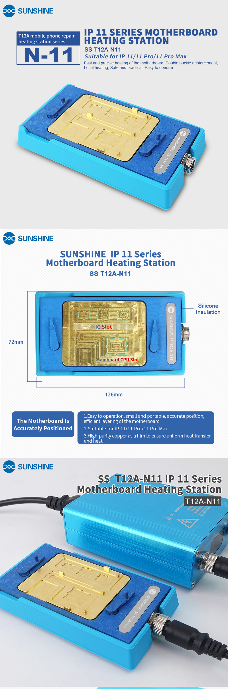 SS-T12A-for-iPhone-X-Motherboard-Stratified-Heating-Table-185-Degrees-Accurate-Rapid-Separation-Disa-1616602-1